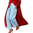 thumbnail image 6 of Shihyeh Women's Wide-Leg High-Waist Pants Front Seam Pocket Tailored Dressy, 6 of 6