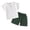Blackish Green, variant on Coerni Toddler Baby Boys Clothes Set Button-Down Shirt Tops cotton Linen Shorts Summer Outfit School 𝐔niform Girl 2PCS Clothing