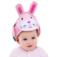 thumbnail image 2 of Casco de seguridad para bebés, gorra protectora para niños pequeños, arneses ajustables, Protector de cabeza, cojín para la cabeza sin golpes, casco de seguridad Fokelyi 220985-2, 2 of 9
