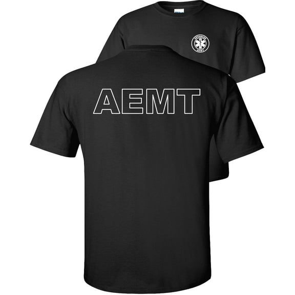 Fair Game AEMT T-Shirt Advanced Emergency Medical Technician-Black-S