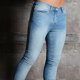 thumbnail image 4 of sweethay Pantalones vaqueros ajustados para hombre, pantalones elásticos de cintura media, pantalones casuales decorativos elegantes a la moda Prendas para la parte inferior del cuerpo METRO, 4 of 6