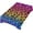 Multi01, variant on Square Tablecloth, 54 x 54 Inch, Neon Rainbow Colored Leopard Cheetah Washable Tablecloth Protector for Dining Table, Buffet Parties and Camping