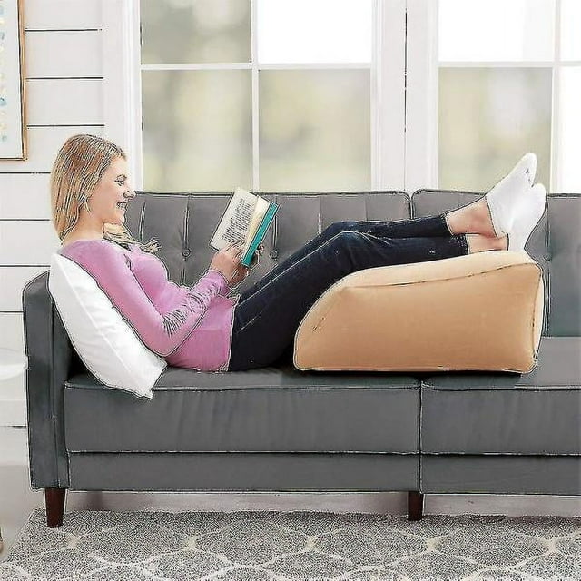 Leg Elevation Pillow Portable Inflatable Support Ramp Pillow Leg Pillow Knee Hip Leg Pain