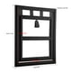 thumbnail image 4 of Puerta de plástico para mascotas, perros, cachorros y gatos, cierre magnético, solapa segura para puerta de ventana con pantalla (negro L), 4 of 8