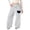 Grey2, variant on XEGLSBU Girls Sweatpants Size 12 Wide Leg Girl's Baggy Sweatpants Lightweight Straight Leg Athletic Pants with Pockets Brown2 Size 4-5 Years