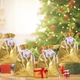 thumbnail image 3 of Dengmore Christmas Gift Bag Drawstring Gift Bag Christmas Aluminum Foil Bag Christmas Gift Bag, 3 of 6