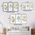 thumbnail image 4 of Designart "Joyful Hanging Boho Houseplants in Botanical Bliss II" Abstract Botanicals Framed Wall Art Set Of 3 - Green Modern Frame Gallery Wall Set For Home Decor, 4 of 6