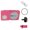 rose red, variant on Dimmable LED Phone Camera Light Universally Photography Live Broadcast LED Selfie Rings Lamp Fill Light