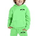 thumbnail image 3 of XEGLSBU Fall Outfits for Girls 10-12 2025 Shoe City Graphic Hoodie and Jogger for Girls Cute Casual 2 Pcs Outfit with Letter Print Top and Pants Fall Outfits for Girls Size 6X Green Size 13-14 Years, 3 of 6