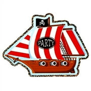 Pirate Party 'Jolly Roger' Invitations w/ Envelopes (8ct)