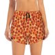 thumbnail image 2 of Balery Pizza Pantalones cortos deportivos para mujer con forro y dos bolsillos, elásticos, para entrenamiento, gimnasio, yoga-Small, 2 of 7