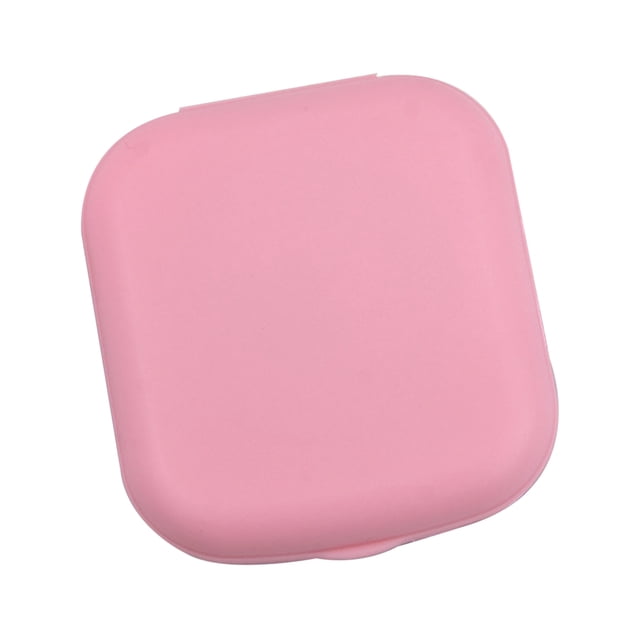 Simple Small Portable Candy-colored Case Built-in Tweezers Suction Stick Frosted Surface es Companion Care Box