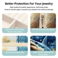 thumbnail image 3 of Starry Shark Travel Portable Square Jewelry Organizer: Necklace Holder, Bracelet Holder, and More for Stylish Girls and Women, 3 of 6