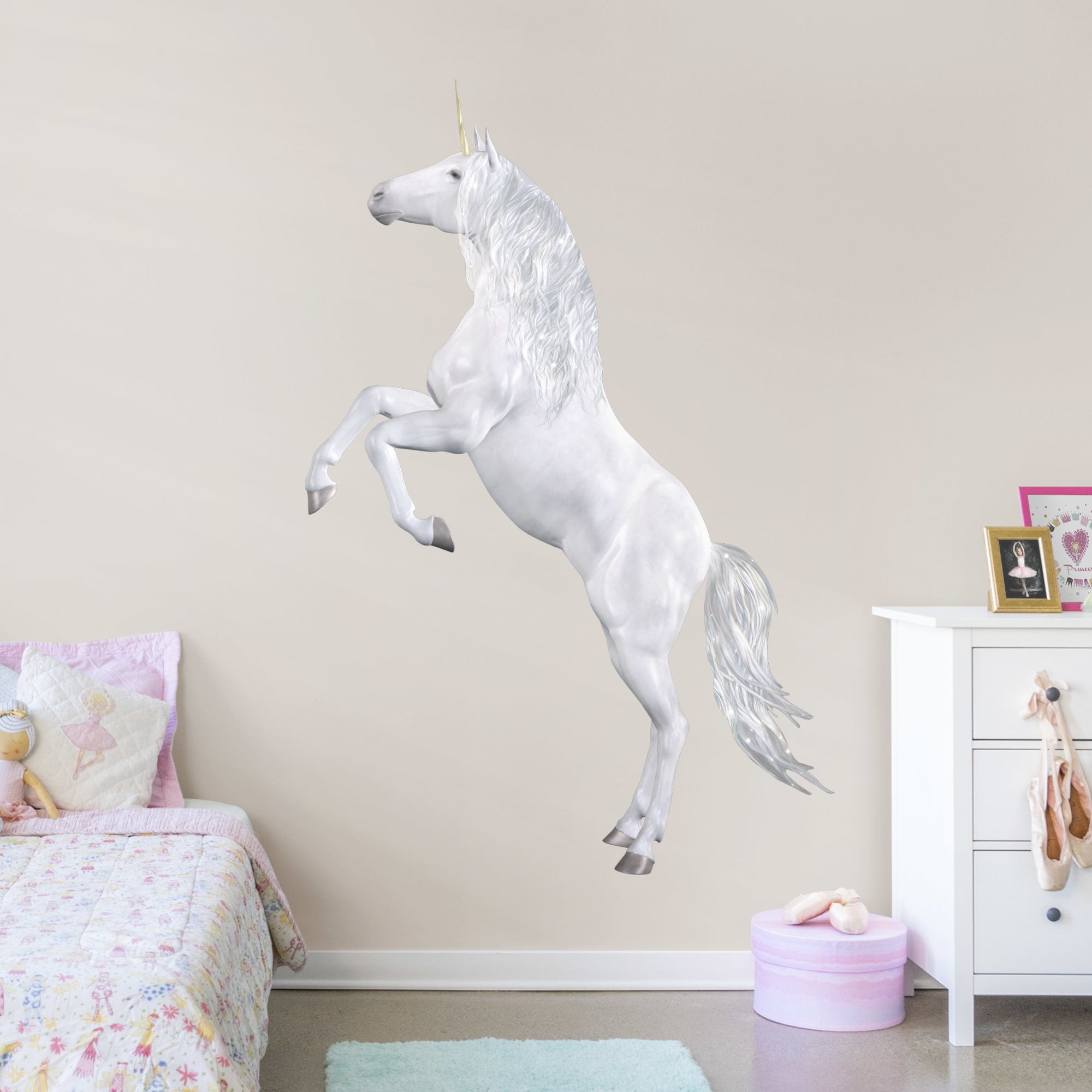Fathead Unicorn LifeSize Animal Removable Wall Decal