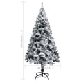 thumbnail image 4 of vidaXL Artificial Pre-lit Christmas Tree with Ball Set Green 150 cm PVC, 4 of 5