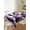 Purple, variant on Red Stripe Table Cloth, Grey White Ombre Geometric Modern Abstract Waterproof Tablecloth for Square Tables, Reusable Washable Fabric Table Cover for Restaurant Kitchen Dining Tables 60"x60"