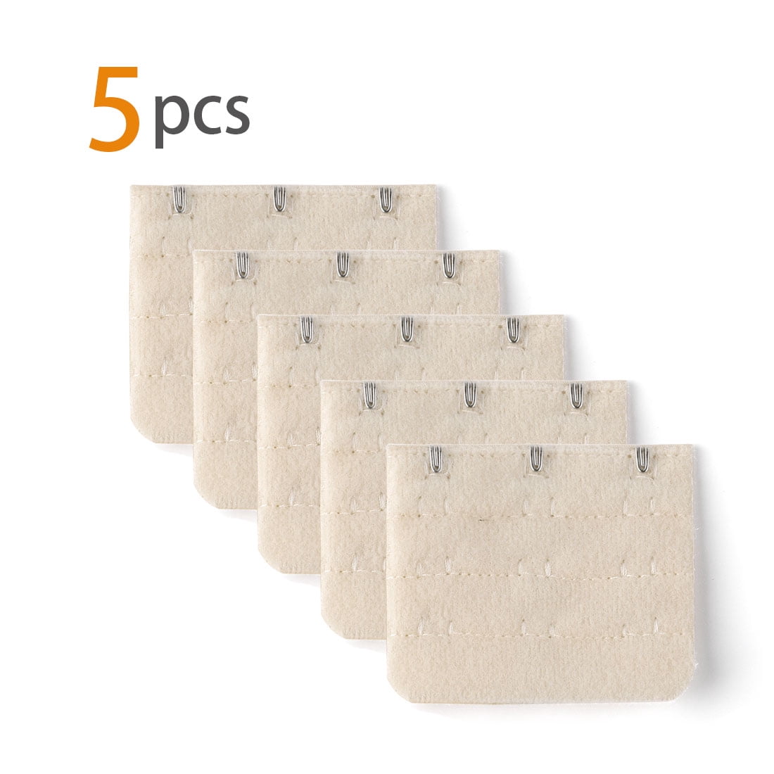 Unique Bargains Women's Bra Extender Strap Extension Buckle 3 Hooks 3 Rows