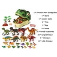 thumbnail image 1 of Juego de Rompecabezas de Dinosaurios con 44 Dinosaurios y Accesorios Del Bosque para Niños: Juego de Goma No Tóxica para Construir Escenas Creativas, Aprendizaje Educativo y Juego Imaginativo En Casa, 1 of 7