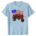 thumbnail image 3 of Independence Day T Shirts for Men 2026 Summer Casual Short Sleeve Crewneck Us Flag Tractor Graphic Tees Farmers Tshirt, 3 of 5