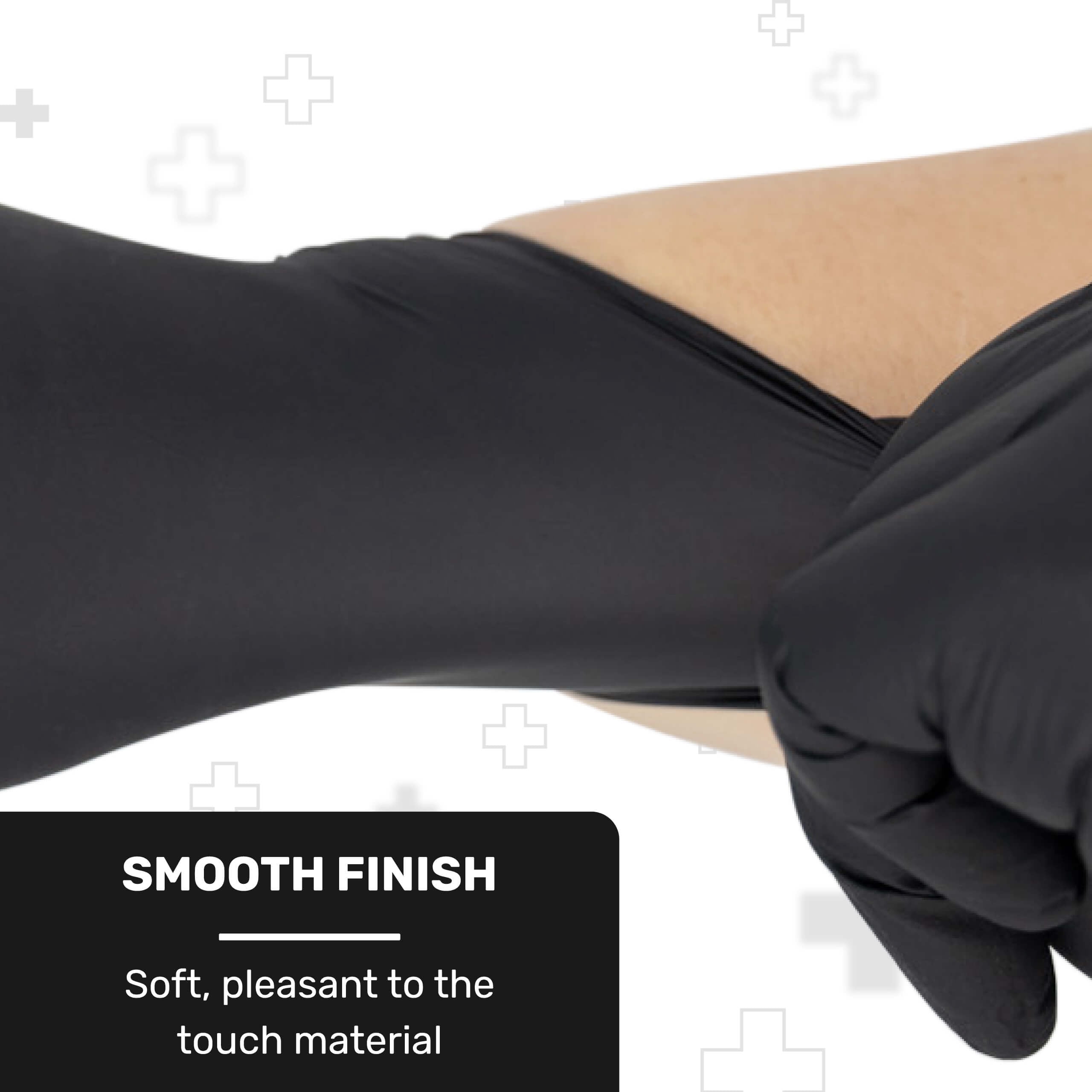 WellBefore Black Vinyl Disposable Gloves - Small 200 Ct. - Powder & Latex-Free Gloves