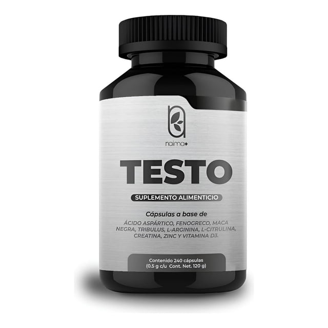 Multivitamínico Para Hombre 240 Cápsulas Naima | Vitaminas y Minerales Esenciales | Sin Aditivos