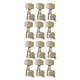 thumbnail image 4 of Matsuzay Clavijas de afinación de 6 piezas, accesorio de instrumento de componente profesional, cabezales de máquina, piezas de guitarra para reemplazar Type2 NO2 Matsuzay CBP378689, 4 of 6