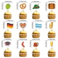 thumbnail image 4 of Set, Beer Festival Party Decoration, Bar Decoration Banner Pull Flag Beer Mug Pull Flower Cake Topper Card, 4 of 4