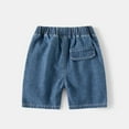 thumbnail image 2 of HAOYUNL Kids Toddler Denim Shorts Baby Summer Embroidery Shorts Cotton Shorts Pants Five Trousers 2-10Y, 2 of 9