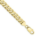 thumbnail image 1 of 10k 7.75mm Flat Beveled Curb Chain (Weight: 20.26 Grams, Length: 8 Inches), 1 of 4