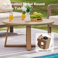 thumbnail image 6 of COMLAX FIELD Outdoor Furniture Set, 5-Piece Metal Patio Conversation Set with 6" Thick Cushions, Outdoor Chairs and Table Set, 6 of 6