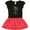 Black & Red with Polka Dots, variant on Inktastic Solidago Goldenrod Wildflowers Gift Toddler Girl Dress