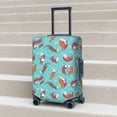 thumbnail image 2 of Lsque Sea Otters Family In Blue Water Printed Luggage Cover, Travel Luggage Protector,Scratch and Dirt Resistant, Fits 18-32 Inch Luggage - X-Large, 2 of 9
