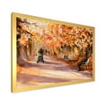 thumbnail image 2 of Designart 'Path In The Park In Sunny Autumn Day' Country Framed Art Print, 2 of 4