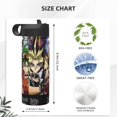 thumbnail image 5 of Yu Gi Oh! Kids Insulated Water Bottle With Straw - 18 Oz Stainless Steel Double Wall Vacuum Cup, Leakproof, Bpa Free, Suitable For Boys And Girls, 5 of 5