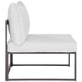 thumbnail image 5 of Fortuna Armless Outdoor Patio Sofa EEI-1520-BRN-WHI, 5 of 5