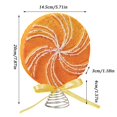 thumbnail image 2 of Gingerbread Decor, Christmas Decorations, Candyland Christmas Decorations, Christmas Tree Topper, Christmas Ornament, 12 in Round Treat Shape, Bow Decorations, Christmas Tree, 2 of 5