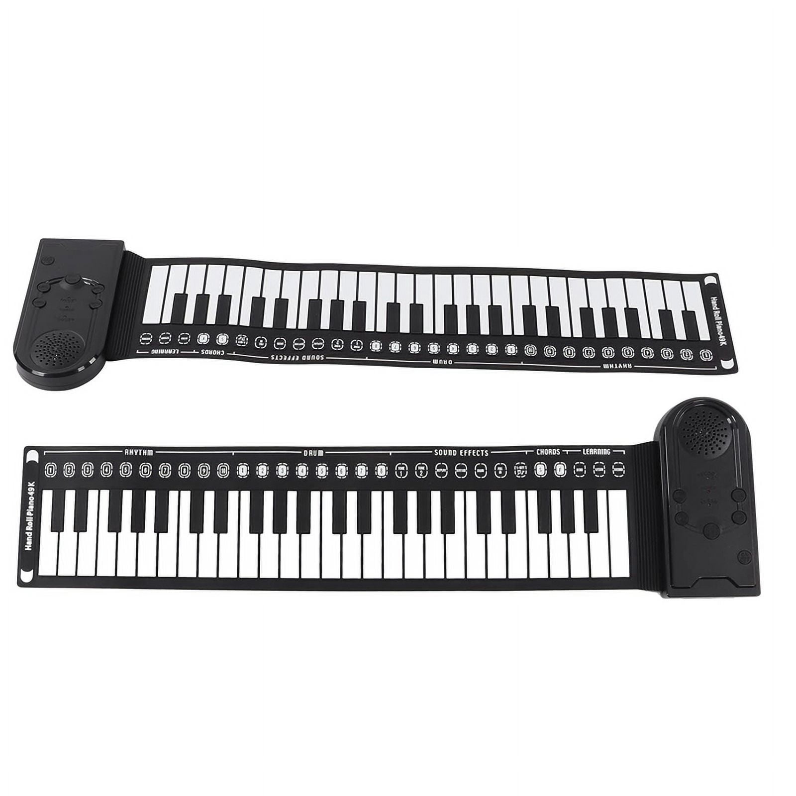 Keyboard Piano Roll Up Electric for Beginners Foldable 49 Keys Electronic