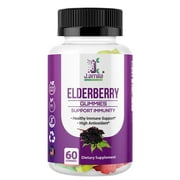 Jamila Nutrition Elderberry Support Immunity Dietary Supplements 60 Gummies