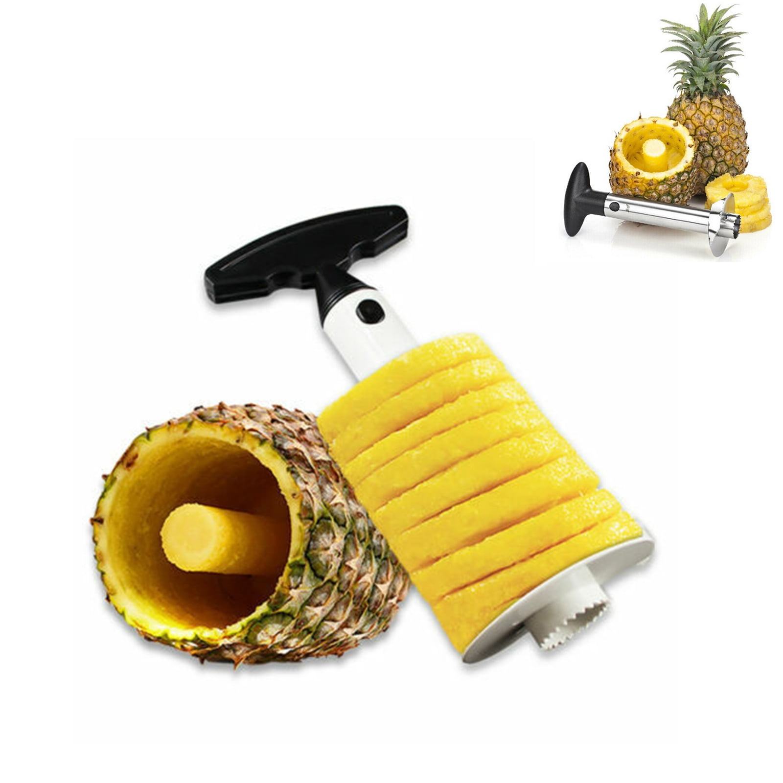 INTBUYING Plastic Pineapple Corer Slicer Fruit Peeler Cutter Kitchen ...