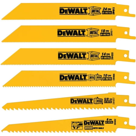 DeWalt® High Performance-Bi-Metal Blades 6 ct Pack