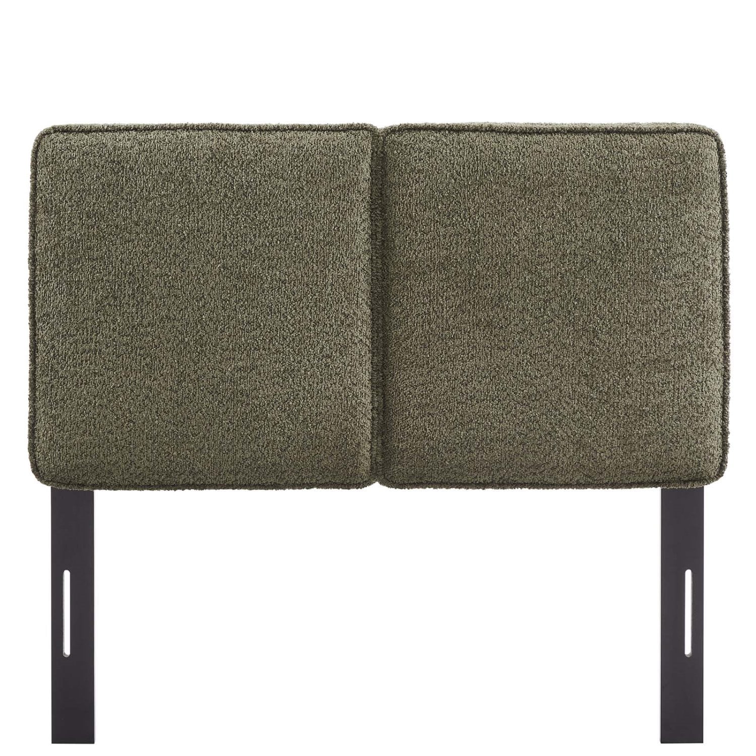 Headboard, Twin Size, Green, Fabric, French Bedroom, Modern Contemporary HB36837