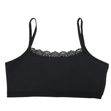 

Girl Underwear Cotton Lace Bras Girls Soft Camisoles Sports Bra Top For Teens Training Bra 8-12Y