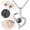 Silver, variant on 925 Sterling Silver Necklace, I Love You Necklace 100 Languages Love Necklace Valentines Day Gifts for Girlfriend Women Romantic Gifts (Silver)