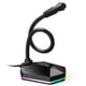 thumbnail image 4 of Micrófono de computadora RGB USB flexible de 360 grados omnidireccional Unidad gratuita Micrófono de escritorio para PC, 4 of 5