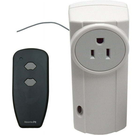 Marantec 75424 External Garage Door Opener PlugIn Receiver Kit w/ Remote Control