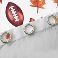 thumbnail image 4 of Manfei Rugby Ball Game Black Out Curtains,Hello Fall Curtains Pack of 2 (42x63 Each),Autumn Maples Bedroom Curtains For Boys Teens,Breathable Home Decor, 4 of 6