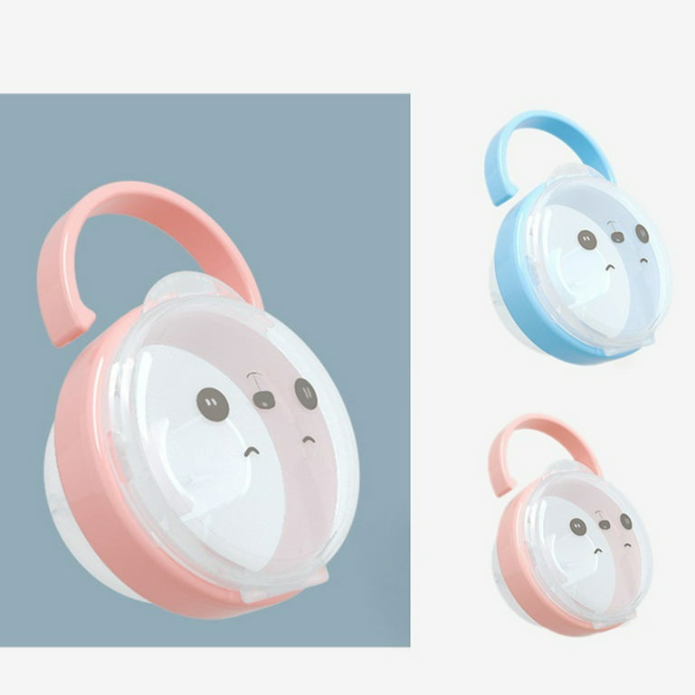 Portable Baby Teether Case - Clear Plastic Storage Box For Pacifiers & Teethers