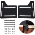 thumbnail image 1 of 2Pcs Bed Frame Brackets Adapter for Headboard Extra, Heavy Duty Bed Modification Plate, Headboard Attachment Bracket with Hardware, 1 of 4