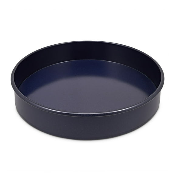 Zyliss Non-Stick Loose Base Round Removable Base Cake Pan, 9" Carbon Steel Dark Blue Cake Tin