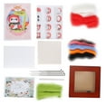 thumbnail image 2 of Marco de fotos de fieltro con aguja, kit de fieltro con aguja, muñeco de peluche con foto, materiales para hacer tú mismo, decoración del hogar, funcionalidad versátil, 2 of 12